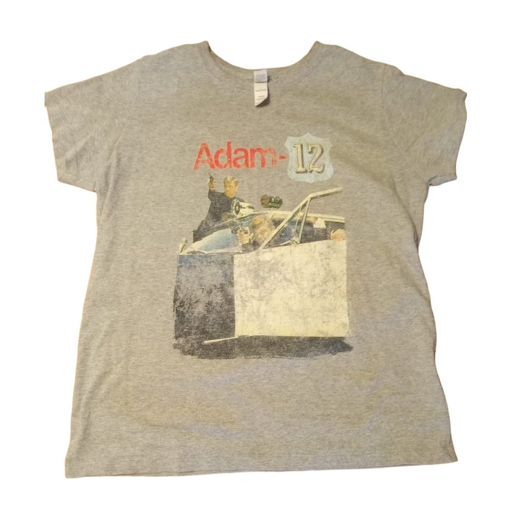 M&O ADAM-12 Vintage Inspired Ladies T-Shirt LARGE